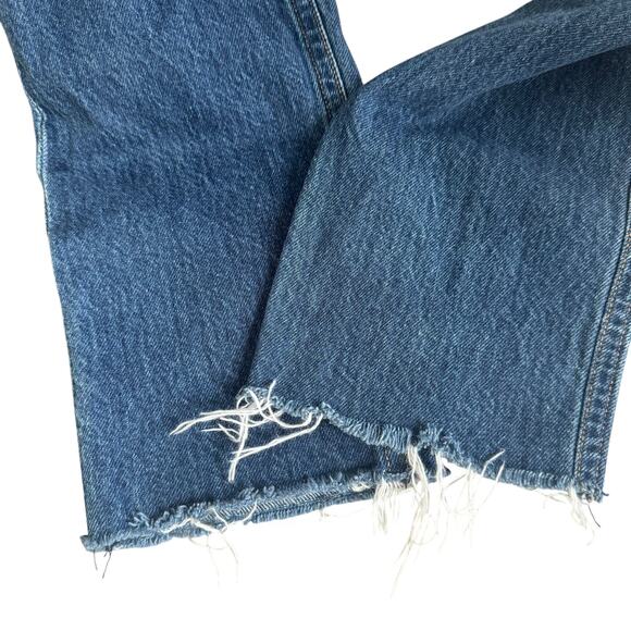AGOLDE Jamie High Rise Classic Jeans Raw Hem - Picture 4 of 10